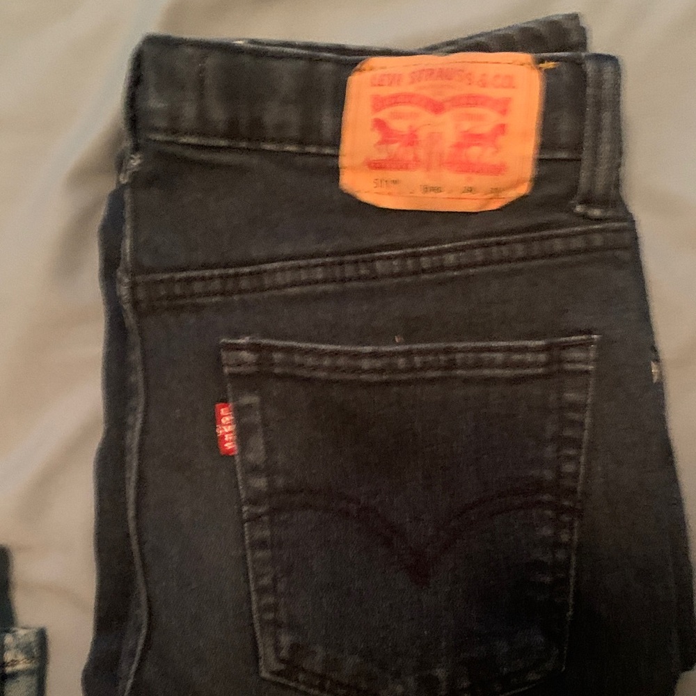 Levi's Men's Denim Jeans in Blue and Black - Picture 3 of 3